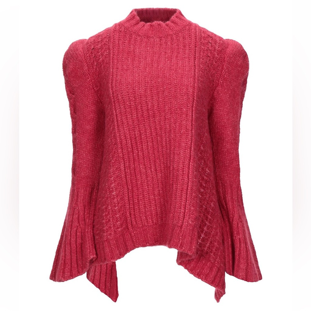 STELLA MCCARTNEY Turtleneck sweater in Garnet Alpaca Blend